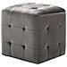 Comodini 2 Pz Grigio 30x30x30 Cm In Tessuto Vellutato - Foto miniatura 2