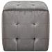 Comodini 2 Pz Grigio 30x30x30 Cm In Tessuto Vellutato - Foto miniatura 3