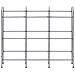 Supporto Con Ripiani Per 9 Casse Argento 145x33x116cm Acciaio - Foto miniatura 3