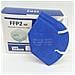 20 Pz Mascherine Ffp2 Blu Certificate Ce - Bfe 95% - Foto miniatura 1