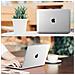 Caso Per Macbook Air 13 Pollici (2020 2019 2018 Release) A2179 A1932 - Protezione Snap On Shell Della Copertura Dura Per Nuovo Macbook Air 13 Retina Display Con Touch Id Crystal Clear - Foto miniatura 3
