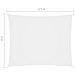 Parasole a Vela Oxford Rettangolare 3x4,5 m Bianco - Foto miniatura 6