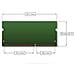 16GB DDR4 SoDIMM, DDR4, Computer portatile, 260-pin SO-DIMM, 1024M x 8, Heatsink, Nero, Verde - Foto miniatura 1