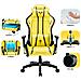 X-one 2.0 Sedia Da Gaming Gamer Chair Poltrona Ufficio Scrivania Braccioli Regolabili Design Ergonomico Supporto Lombare Funzione Di Inclinazione Electric Yellow Normal L - Foto miniatura 3