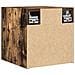 Armadietti Tv Montati A Parete 2pz Rovere Fumo 30,5x30x30 Cm - Foto miniatura 4