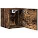 Armadietti Tv Montati A Parete 2pz Rovere Fumo 30,5x30x30 Cm - Foto miniatura 5