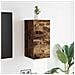 Armadietti Tv Montati A Parete 2pz Rovere Fumo 30,5x30x30 Cm - Foto miniatura 9