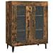 Credenza Rovere Fumo 69,5x34x90 Cm In Legno Multistrato - Foto miniatura 2
