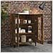 Credenza Rovere Fumo 69,5x34x90 Cm In Legno Multistrato - Foto miniatura 3