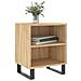 Comodini 2 Pz Rovere Sonoma 40x30x50 Cm In Legno Multistrato - Foto miniatura 2