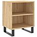 Comodini 2 Pz Rovere Sonoma 40x30x50 Cm In Legno Multistrato - Foto miniatura 3