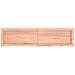 Ripiano Muro Marrone 120x30x (2-4) cm Massello Rovere Trattato - Foto miniatura 9