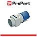 Adattatore Triplo Spina Ind.16a 2p+t 220-250v-schuk/bip Ip44 - Foto miniatura 1