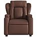 Poltrona Reclinabile Marrone In Similpelle - Foto miniatura 2
