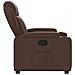 Poltrona Reclinabile Marrone In Similpelle - Foto miniatura 3