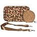 Pochette In Sughero, Collezione Natureprint, Chiusure A Zip - Foto miniatura 1