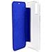Custodia Per Iphone 12/iphone 12 Pro Premium Pelle Retro Trasparente, Blu - Foto miniatura 3