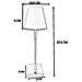 Lampada 10 Watt Luce Bianca Calda Naturale Lume Da Tavolo Ricaricabile Usb Verde - Foto miniatura 4