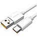 Cavo Dati E Ricarica Type C Originale Supervooc Ricarica Rapida 100cm D136 White Bulk Per Smartphone - Foto miniatura 1