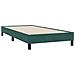 Giroletto senza Materasso Verde Scuro 90x220 cm in Velluto - Foto miniatura 1