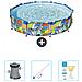 Piscina Fuori Terra - In Giro - 305x66 Cm - Multi - Include Accessori Coordinati Cb46 - Foto miniatura 1