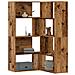 Lusso Casadino -  Libreria A 4 Ripiani Legno Vecchio 85x85x140 Cm In Truciolare - Foto miniatura 8