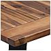 Tavolo Da Pranzo In Legno Massello Di Acacia 180x90 Cm - Foto miniatura 5