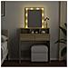 Toeletta Con Led Rovere Sonoma 80x41x144,5 Cm - Foto miniatura 2