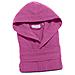 Accappatoio Con Cappuccio Spugnissima Microspugna In Cotone Colore Rosa Misura Xxl - Foto miniatura 1