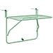 Tavolo Appendibile da Balcone - Verde Menta, 60x40 cm, Acciaio - Foto miniatura 1