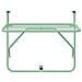 Tavolo Appendibile da Balcone - Verde Menta, 60x40 cm, Acciaio - Foto miniatura 6