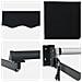 Tenda Retrattile Automatica  Nera 350x250 cm, Tessuto di Ricambio per Tenda  per Telaio 3.5x2.5 m Nero - Foto miniatura 8