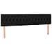 Giroletto a Molle con Materasso Nero 120x190 cm in Tessuto - Foto miniatura 7