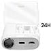 Auricolari Tws Modello S28 Con Funzione Proiettore E Custodia 400mah, Bianco - Foto miniatura 3