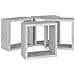 Mensole Parete A Cubo 4 Pz Grigio Cemento 30x15x30 Cm - Foto miniatura 5