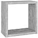 Mensole Parete A Cubo 4 Pz Grigio Cemento 30x15x30 Cm - Foto miniatura 6