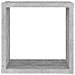 Mensole Parete A Cubo 4 Pz Grigio Cemento 30x15x30 Cm - Foto miniatura 7