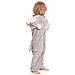 Pigiama Per Bambini Kigurumi Onesie Costume Topo Grigio 105-115 Cm - Foto miniatura 3