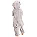 Pigiama Per Bambini Kigurumi Onesie Costume Topo Grigio 105-115 Cm - Foto miniatura 5