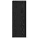Mobile per Scarpe  Nero Rovere 31,5x35x90 cm in Legno Ingenerizzato - Foto miniatura 7