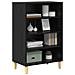 Credenza Rovere nero 57 x 35 x 89.5 cm Legno multistrato - Foto miniatura 3