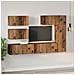 Set mobile TV 6 pcs Legno vecchio 30.5 x 30 x 90 cm - Foto miniatura 4