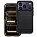 Custodia B-case Tpu Silicone Cover Case Per Apple Iphone 17 Pro Max Carbon Metal Black - Foto miniatura 1