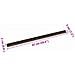 Paragradini 10 pcs Marrone 67 cm Alluminio - Foto miniatura 8