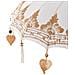 Parasol Balinese 260 Crema 95-100 cm Cotone e legno massello - Foto miniatura 6