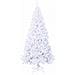 Albero di Natale artificiale Bianco 210 cm PVC e Acciaio - Foto miniatura 5