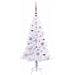 Albero di Natale artificiale Bianco 120 cm PVC e Acciaio - Foto miniatura 4