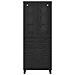 Credenza 2 pcs Rovere Nero Legno Stratificato e Vetro - Foto miniatura 8
