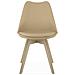 Sedia RIXK - Design ergonomico beige scuro x2 - Foto miniatura 3