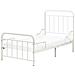 Letto Per Bambini Allungabile Metallo Anais 90 X 200 Cm Bianco Sporco - Foto miniatura 4